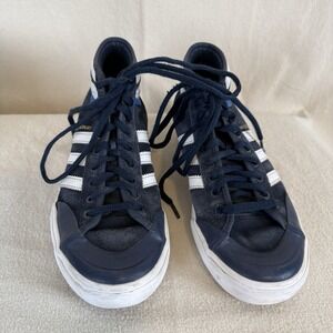 Adidas Blue Suede High Matchcourt Men's 7 Skater Fashion